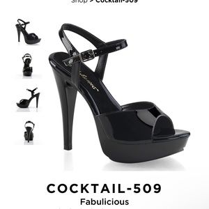 Pleaser shoes cocktail -509